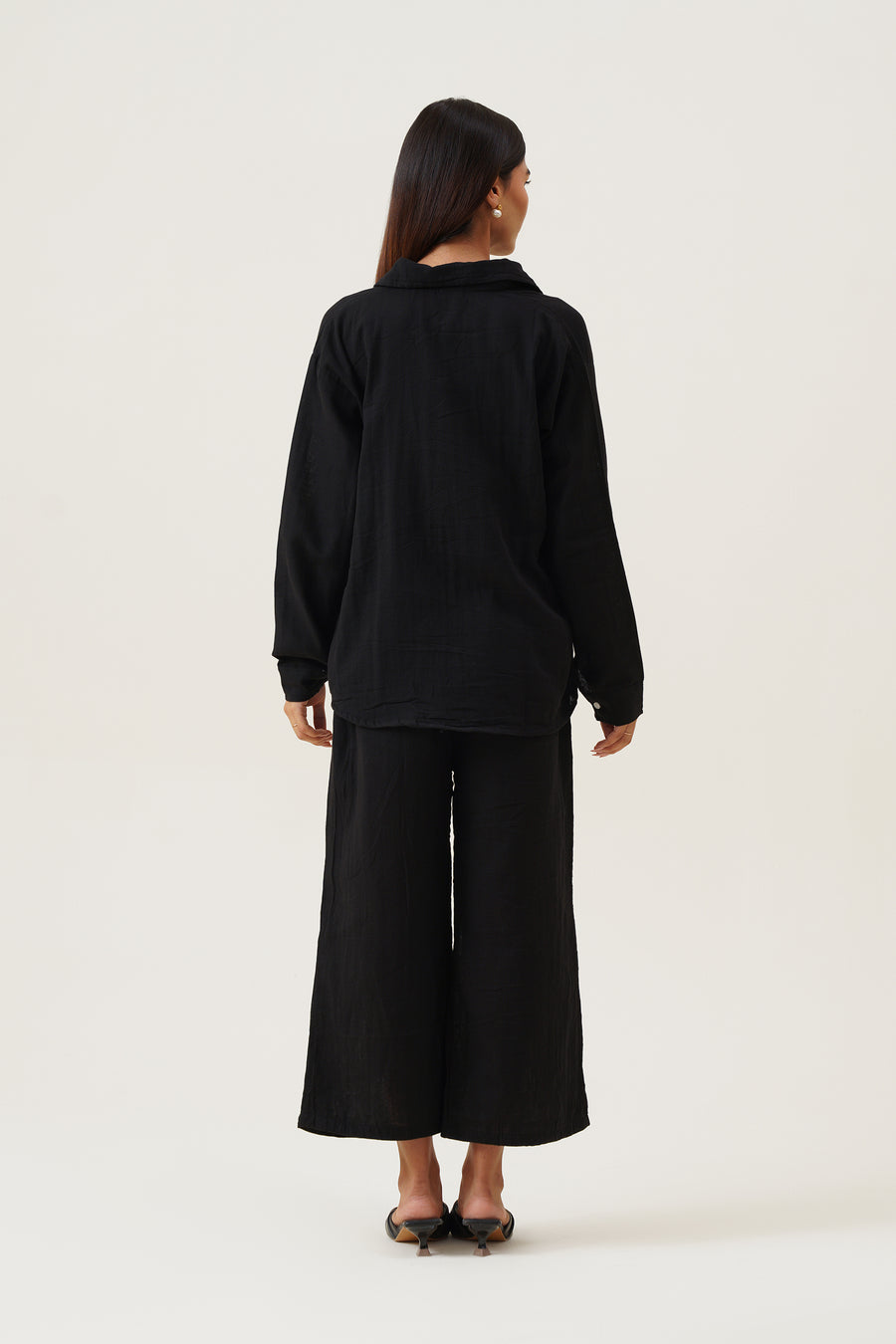 Black Heart Embroidered Co-ord set