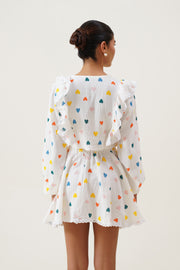 Confetti Garden Crop Blouse and Skirt Co-ord Set