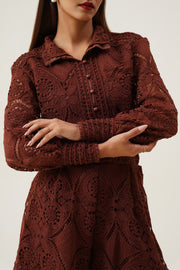 Cocoa Lace Co-ord Set
