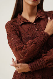 Cocoa Lace Co-ord Set