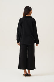 Black Heart Embroidered Co-ord set