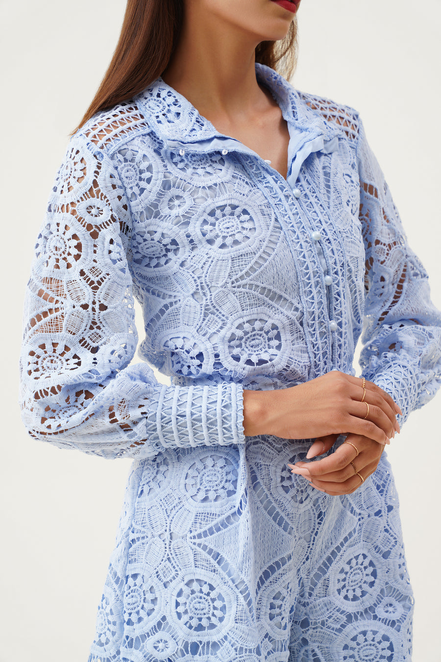 Sky Lace Co-ord Set