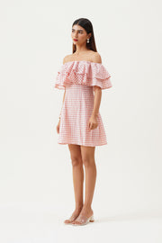 Rosie Ruffle Off Shoulder Dress