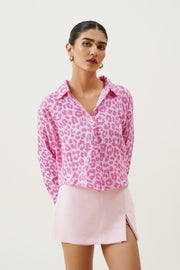 Pink Instinct Crop Shirt