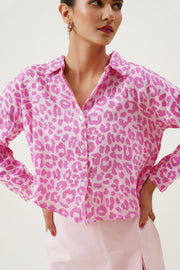 Pink Instinct Crop Shirt