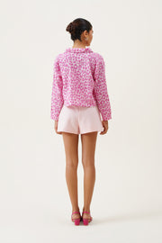 Pink Instinct Crop Shirt