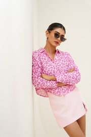Pink Instinct Crop Shirt