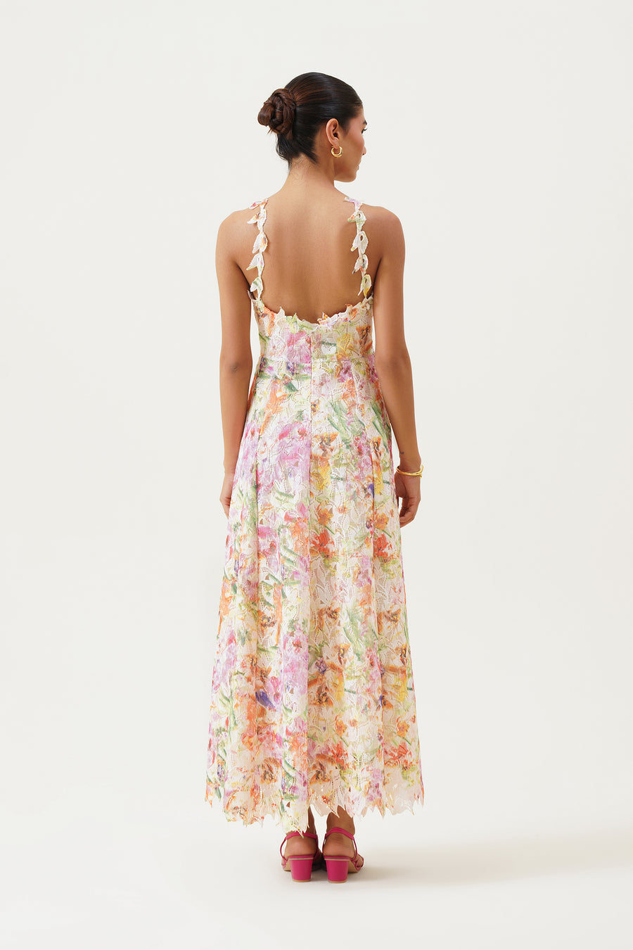 Petal Bloom Lace Maxi