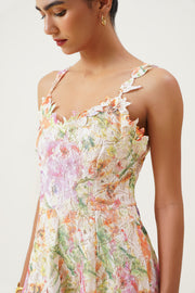 Petal Bloom Lace Maxi
