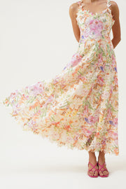 Petal Bloom Lace Maxi
