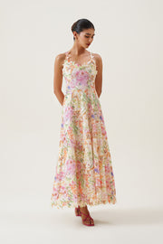 Petal Bloom Lace Maxi